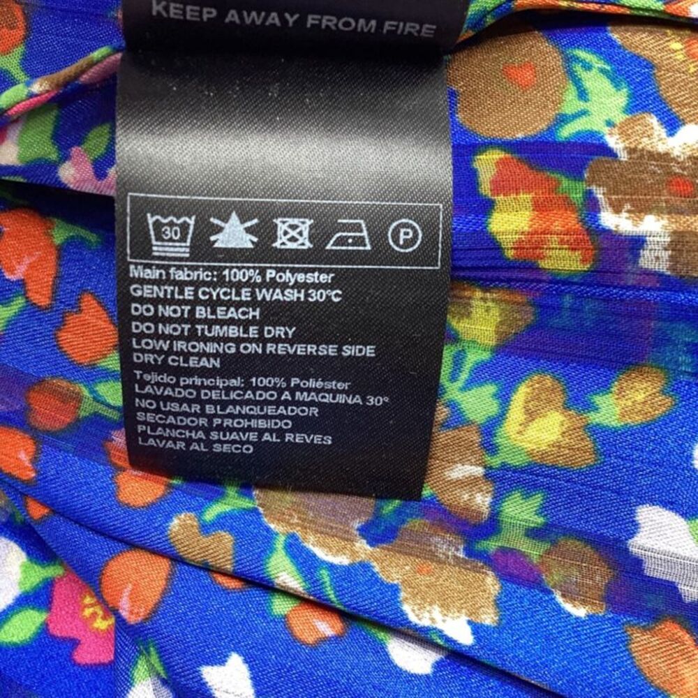 Ba&Sh Floral-Print Mock Neck Blouse in Multicolor Polyester - Picture 5 of 7